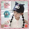 Sanrio Children's Baseball Caps Summer Sun Visor Kawaii Cartoon Cinnamoroll Trend New Sun Visor Parent-child Birthday Gift New 1