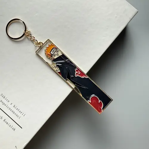 Anime Metal Hollow Out Keychains Bookmark Cute Jet Manga Fashion Bag Key Tag Jewelry Accessory Key Ring Holder Gift Anime - Image 31