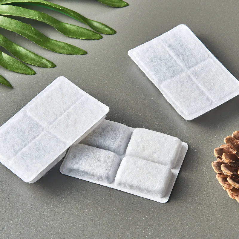 6/12PCS Cat Water Fountain Filters Pet Fountain Replacement Filters with Coconut Activated Carbon Suitable for 2L Water Dispense 3