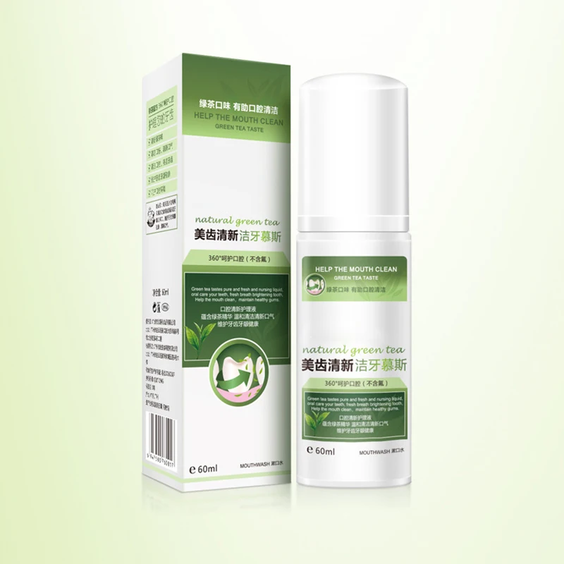 

60ML/pcs Foam Toothpaste Remove Tooth Stains Fresh Oral Cleaning Whitening Mousse Care Oral Cavity Gums Mild Non-irritating