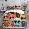 Super Kitties Bedding Sets Comforter Quilt Bed Cover Duvet Cover Pillow Case 2-3 Pieces Sets Kids Adult Size 6