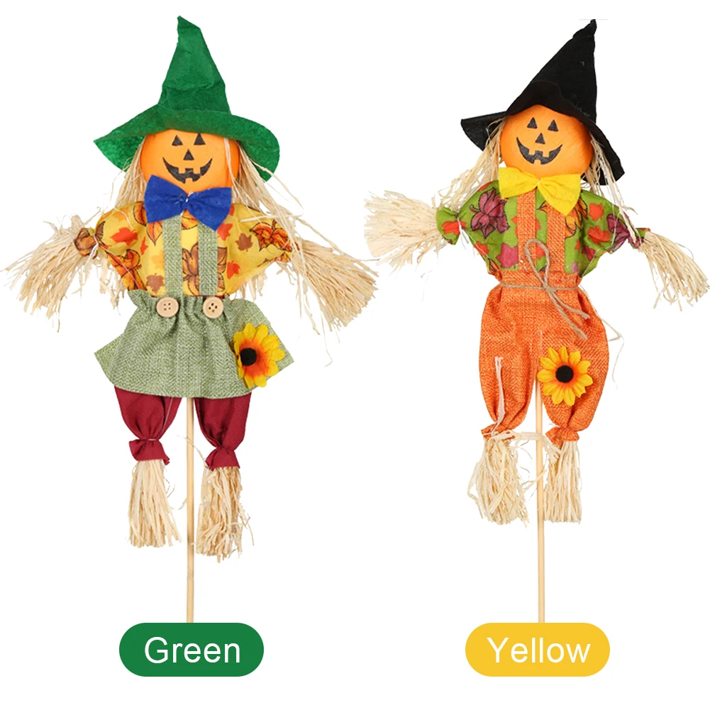 Fall Harvest Scarecrow Decor for Garden Yard Porch