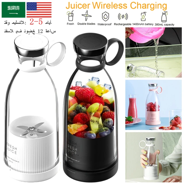 Portable Fruit Juice Blenders Summer Personal Electric Mini Bottle Home USB  6 Blades Juicer Cup Machine For Kitchen - AliExpress