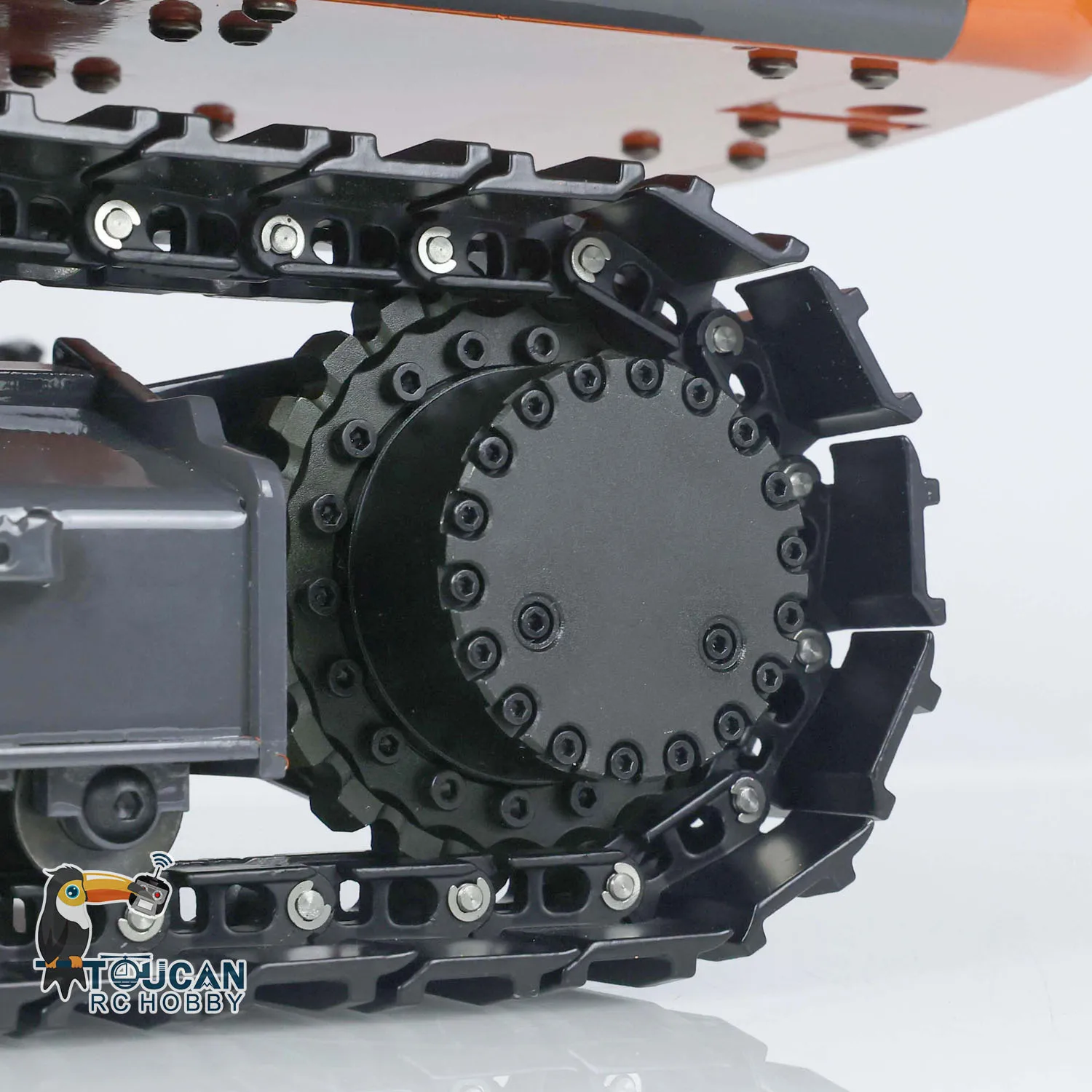 Metal RC Hydraulic Excavator for 1/12 DIM H2 ZX210 Toucan RC Hobby Painted Assembled Remote Control Digger Trucks Model 5