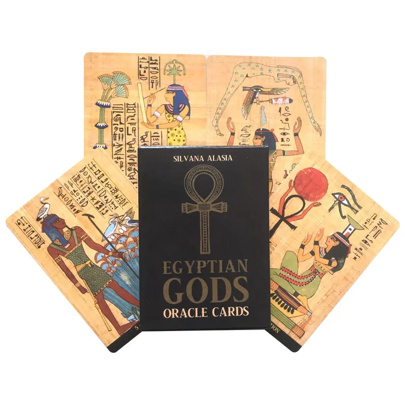 Egyptian Gods Oracle Tarot Card Leisure Fortune Divination Party Entertainment Chess Card Game Tarot 36 Card Deck the japanese myths a guide to gods heroes and spirits