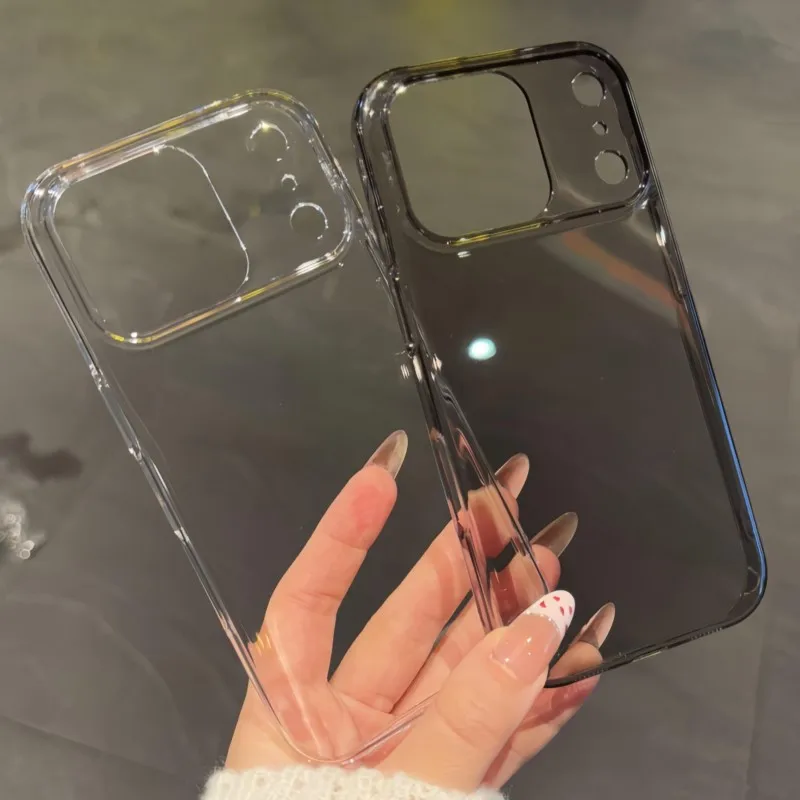 Luxury Ultra-Thin Transparent Glossy Smartphone Case