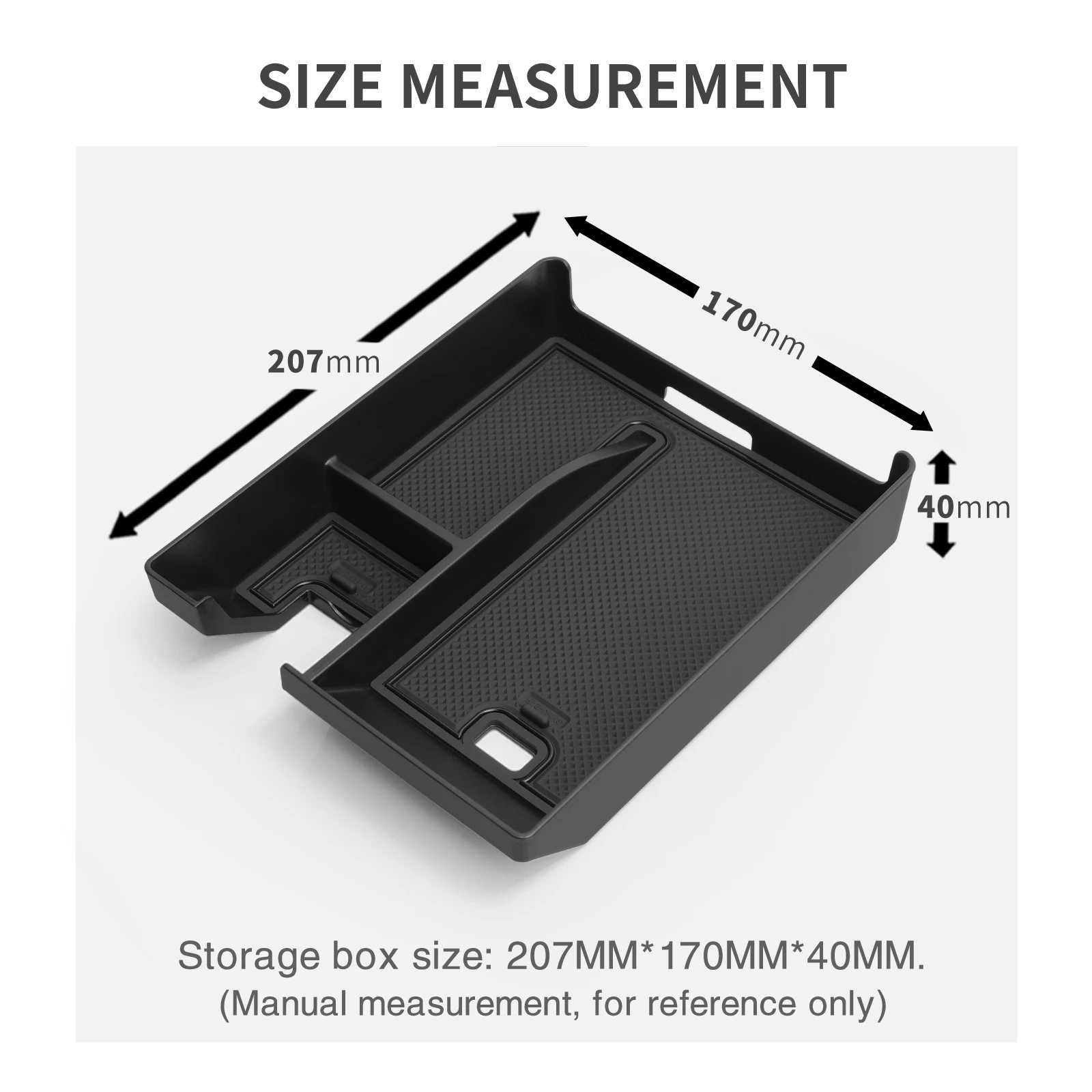 링컨 노틸러스 2024 2025 용 센터 콘솔 팔걸이 보관함 자동차 중앙 트레이 주최자 액세서리 정리-Freehip.co.kr