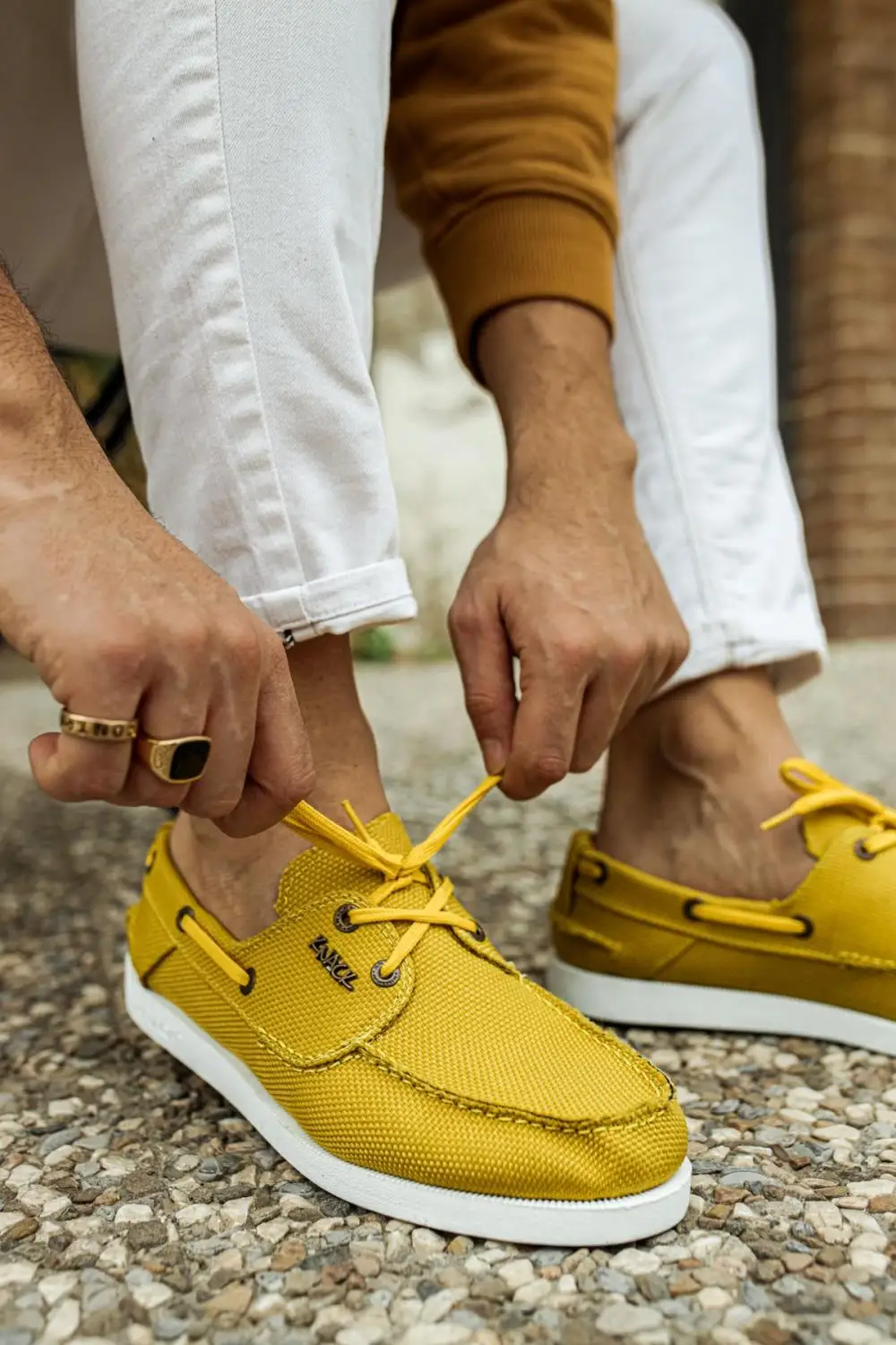 Knack Scarpe Di Lino Stagionali 008 Giallo