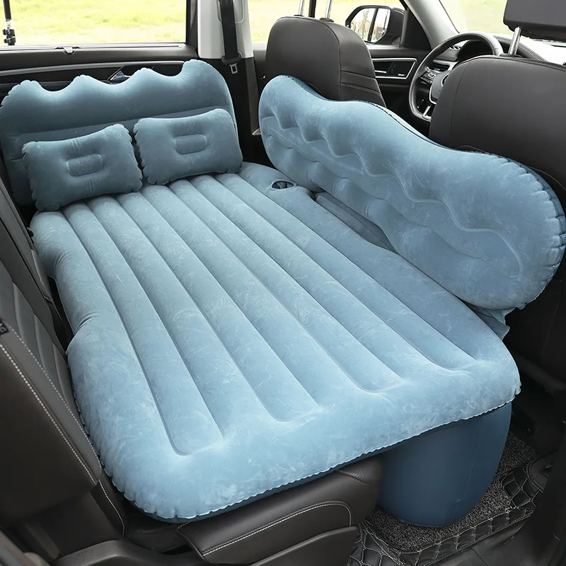 Car Travel Bed Automatic Air Mattress Sleeping Pad Inflatable BackSeat Bed Outdoor Cushions Camping Sofa Bed Accessories for Car