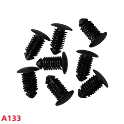 100Pcs Plastic Auto Clips Bumper Fasteners Car Plastic Push Rivet Fir Tree Clip 10mm   A133