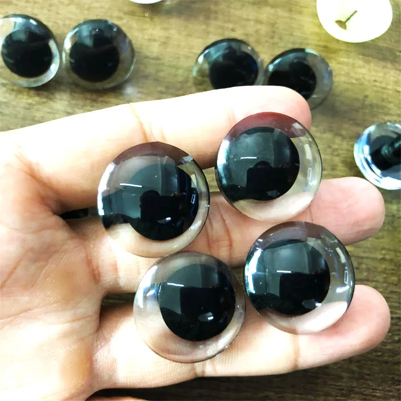 10/20pcs 16/18/25 mm 3D comical Clear toy safety strange eyes doll eyes eyes with hard washer-size option 5