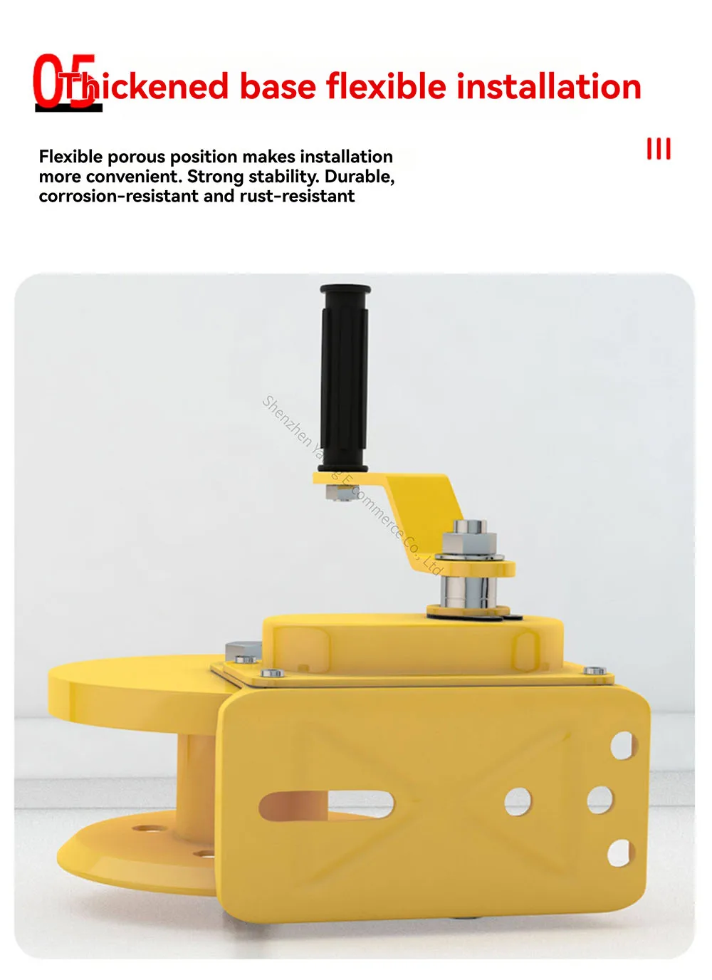 1800LB Portable Traction Hoist, Lifting Crane Hand Cranked Winch, Bidirectional