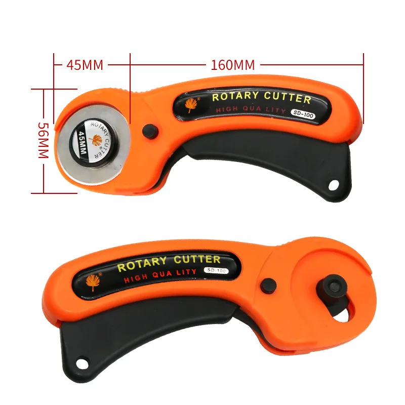 Rotary Cutter 45mm Leather craft Leather Cutting Tool Craft Fabric Circular Blade Knife DIY Patchwork Sewing Quilting