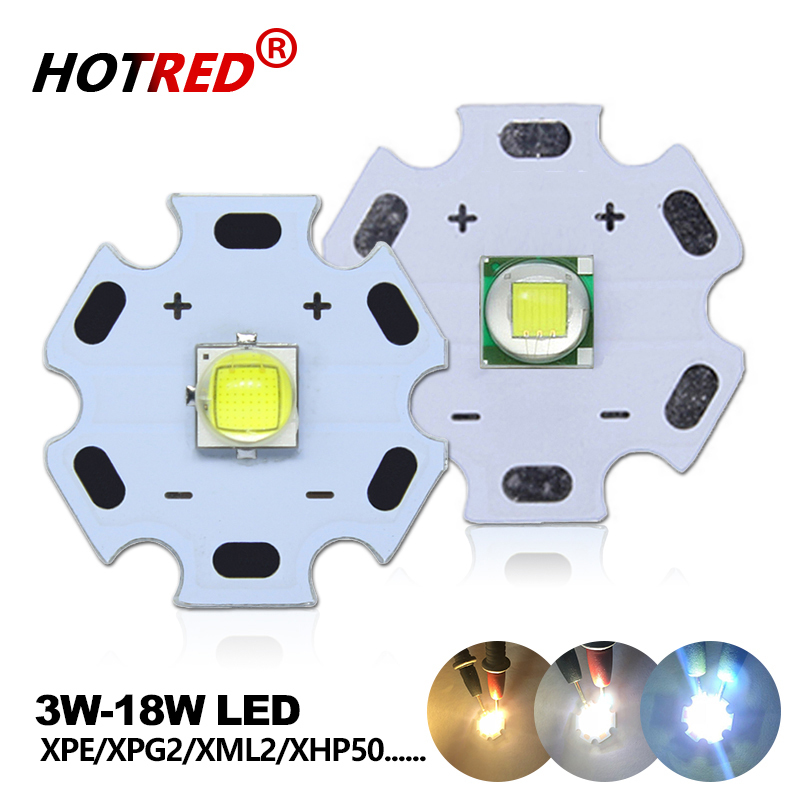 3W 5W 10W 18W T6 XML2 High Power LED 3V XPE XHP50 6V 3.5*3.5mm/5*5mm DIY Flashlights Parts Bead For Bicycle accessories Headlamp