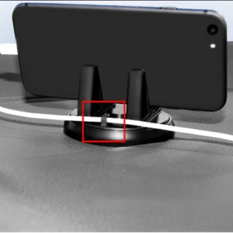Supporto per Telefono da Auto Girevole Antiscivolo, Montaggio a 360 Gradi per Cruscotto, Navigazione GPS, Accessori Auto Universali - immagine 6