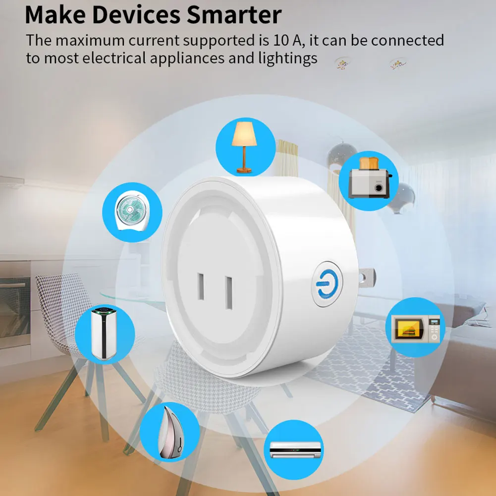 Tuya WIFI Smart Plug Work With Alexa Google Home Japanese