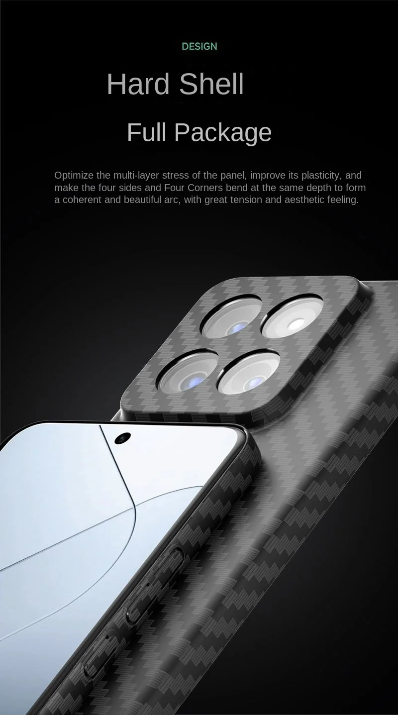 Magsafe Magnetic Ring Holder Back Phone Case For Xiaomi 14 Pro 13T Pro 13 Ultra 12S Pro 12 12X Carbon Fiber Camera Protect Cover