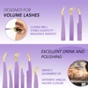 AILEISHI Eyelashes Tweezers Stainless Steel Superhard Tweezers High Precision Anti-static Tweezers For Eyelash Extensions Tools 5