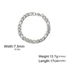 My Shape Bracelet en acier inoxydable pour hommes, bijoux de poignet, bijoux de couple, mode cubaine, Figaro, JOBoy, 3mm, 5mm, 7mm, 9mm de largeur