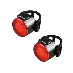 Waterproof LED Bicycle Taillight - Battery Powered Rear Safety Lamp (Q2 Taillight-2pcs)