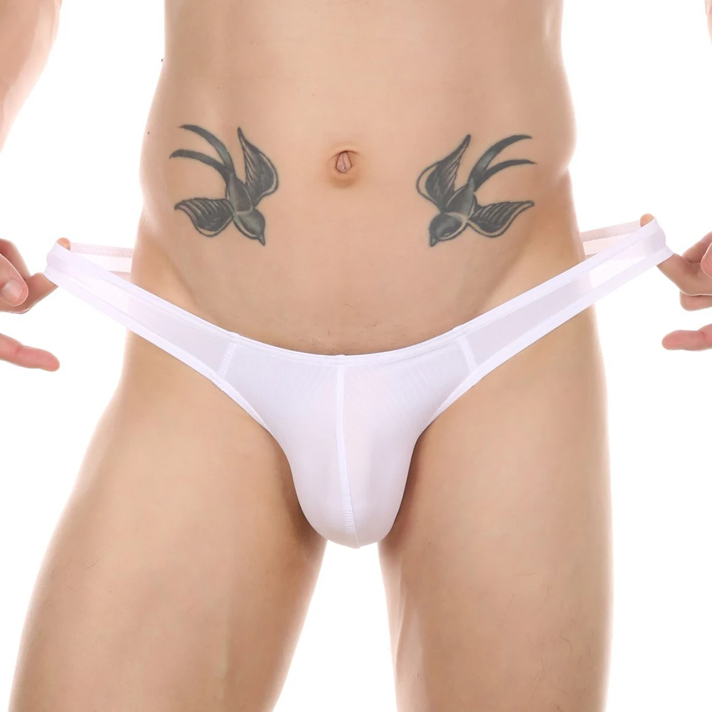 

Men Sexy Underwear T-Back G-String Briefs Breathable Thongs Tight T Pants Lingerie Underpants Erotic Hombre Male Lingerie Tanga