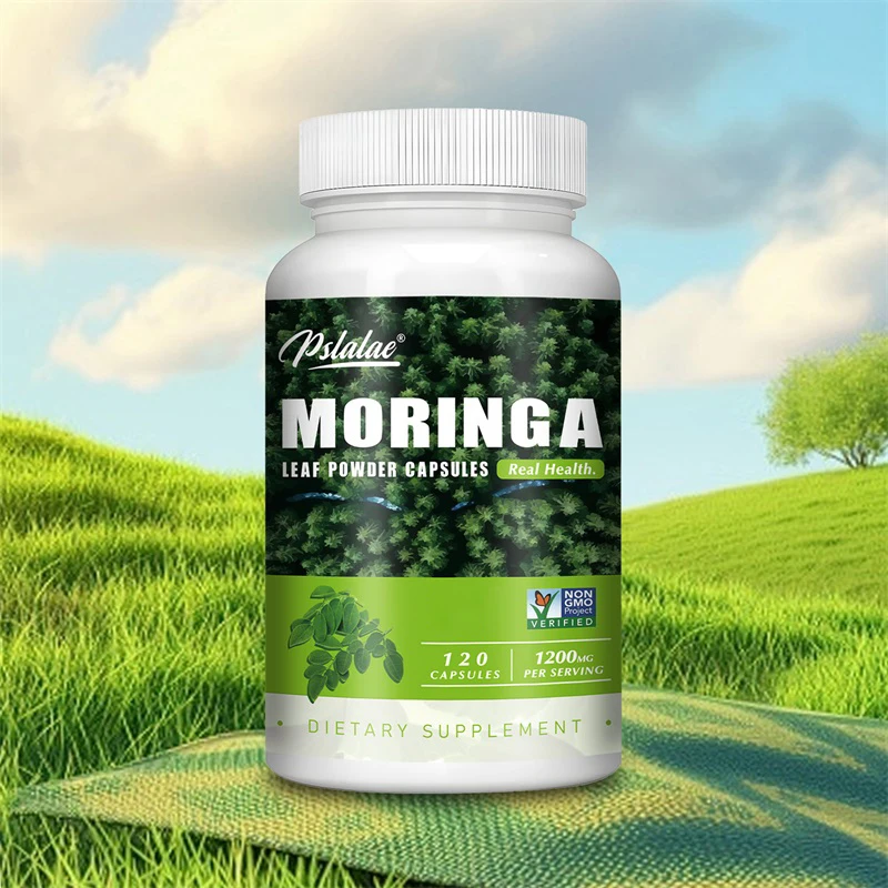 Moringa Capsules 1200mg Promote Energy Production Metabolism Immune Support Energizing Antioxidant