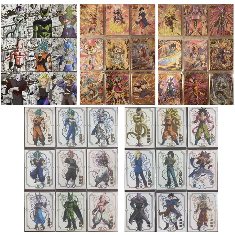 Dragon Ball Manga Son Goku Vegeta Iv Android 18 Frieza Gogeta Ex Sp Mr Card Nuova Collezione Uomo Compleanno Regali Di Natale