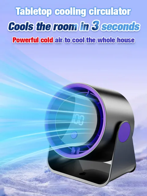 Multifunctional Electric Fan Circulator Wireless Portable Home Quiet Ventilator Desktop Wall Ceiling Fan Air Cooler 2