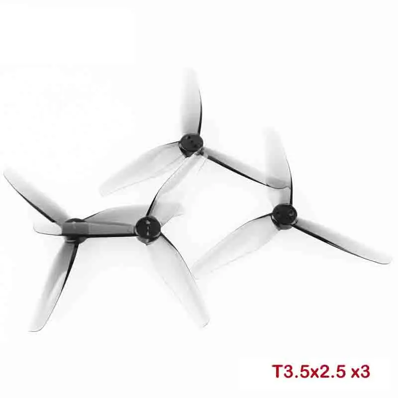 Hélices FPV HQ 3.5x2.5x3 3 pales - Lot de 4 (2 CW + 2 CCW)