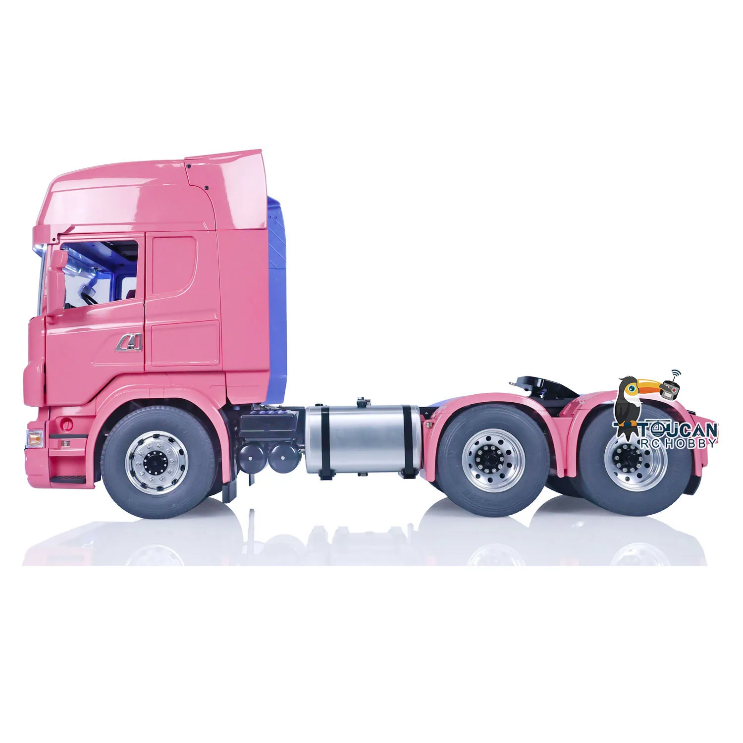 6X6 LESU 1/14 RC Tractor Truck Metal Chassis Radio Control Car  RC Hobby DIY Painted Finished Vehicle Model Sound Light Toys 4