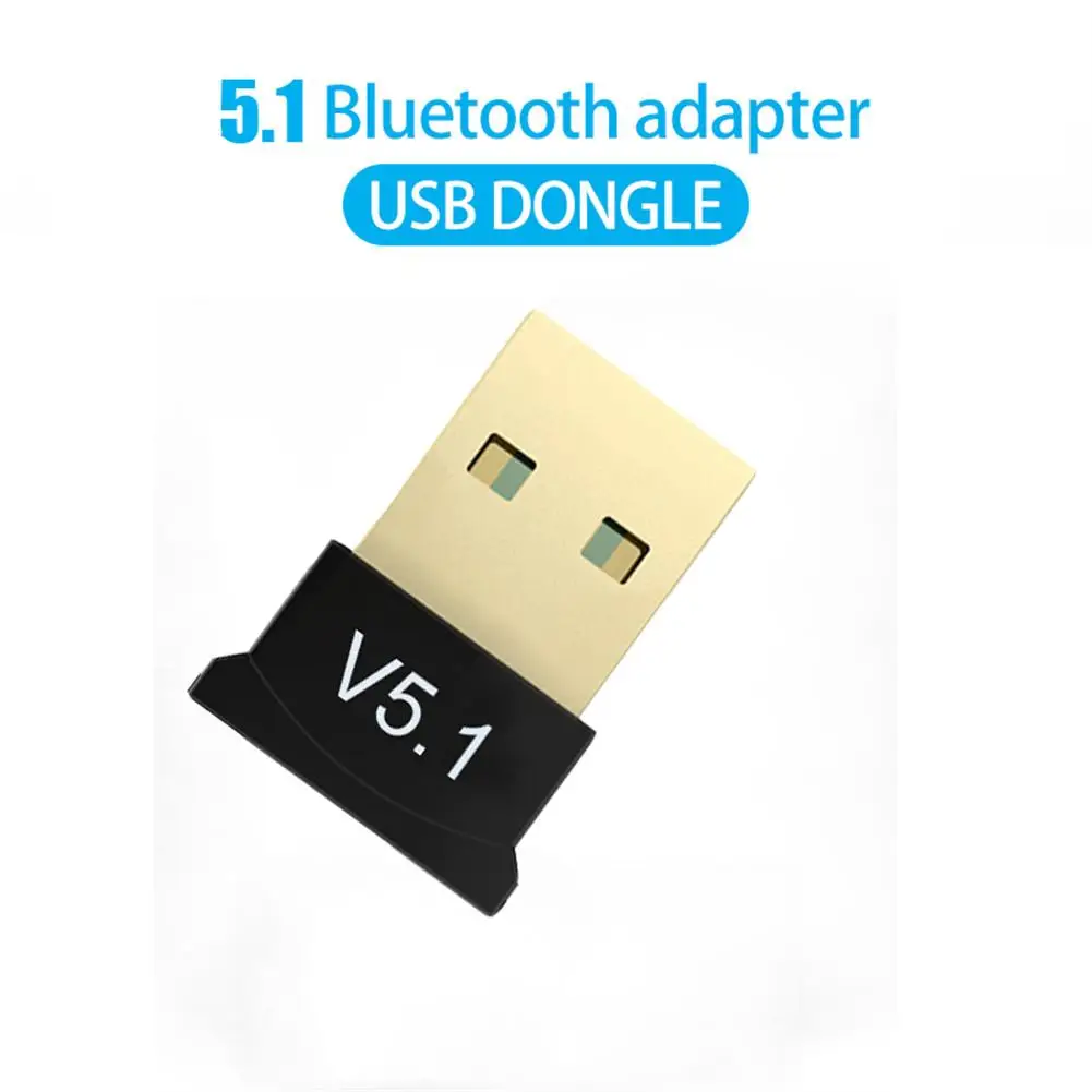 USB Bluetooth compatible 5.1 Audio Adapter Wireless Aux Transmitter Music Receiver For PC