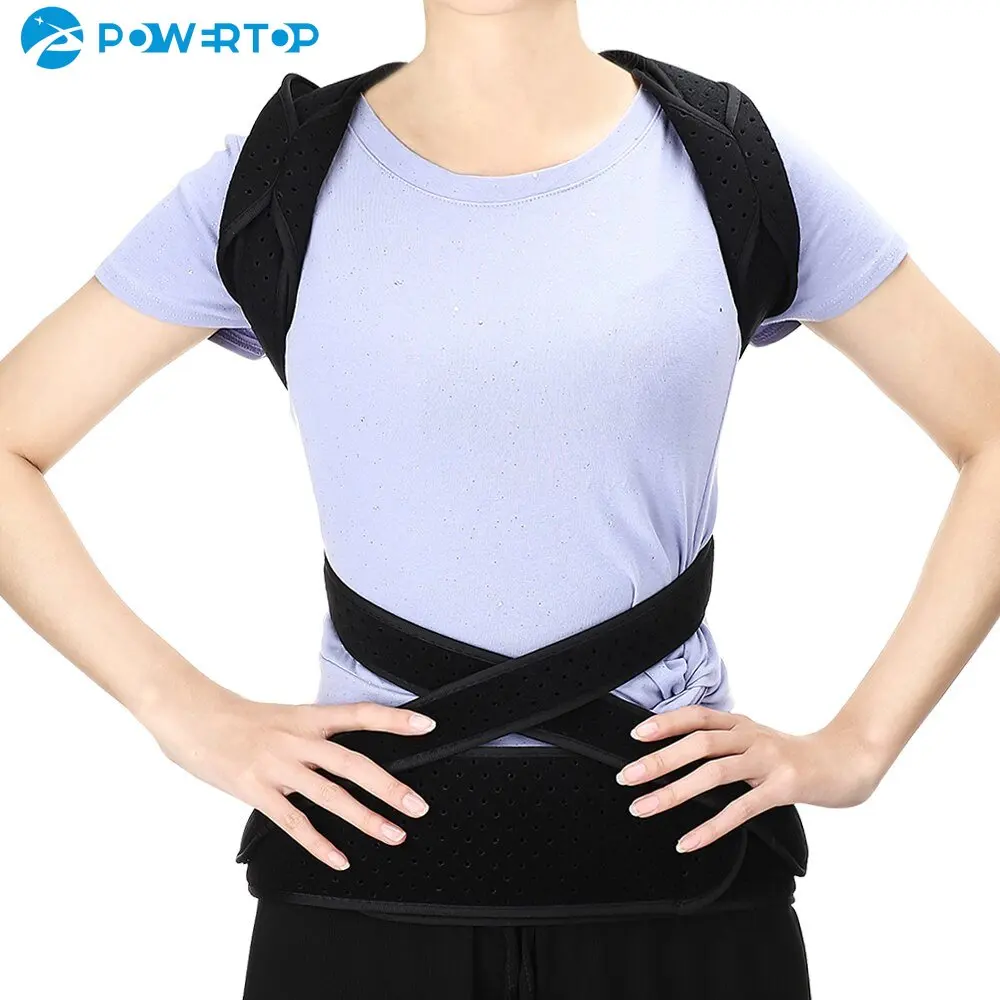 High Quality Aluminum Plate Lumbar Spinal Bad Back Posture Corrector Brace Humpback Orthopedic Strain Pain Relief