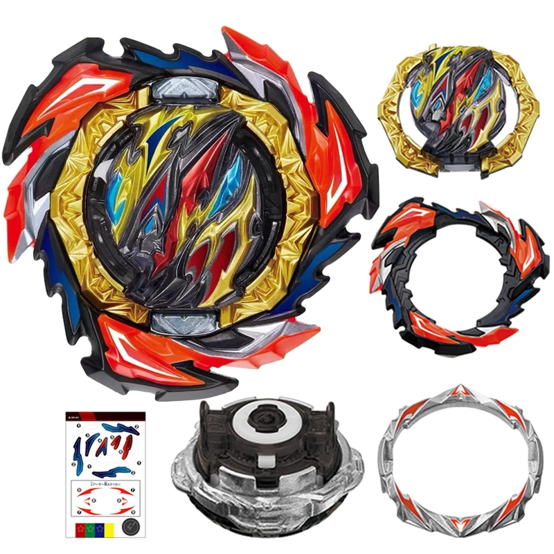 Single DB Spinning Tops B-193 Ultimate Valkyrie Burst Battle Top B-184 Bey Launcher without Box Kids Toys for Children