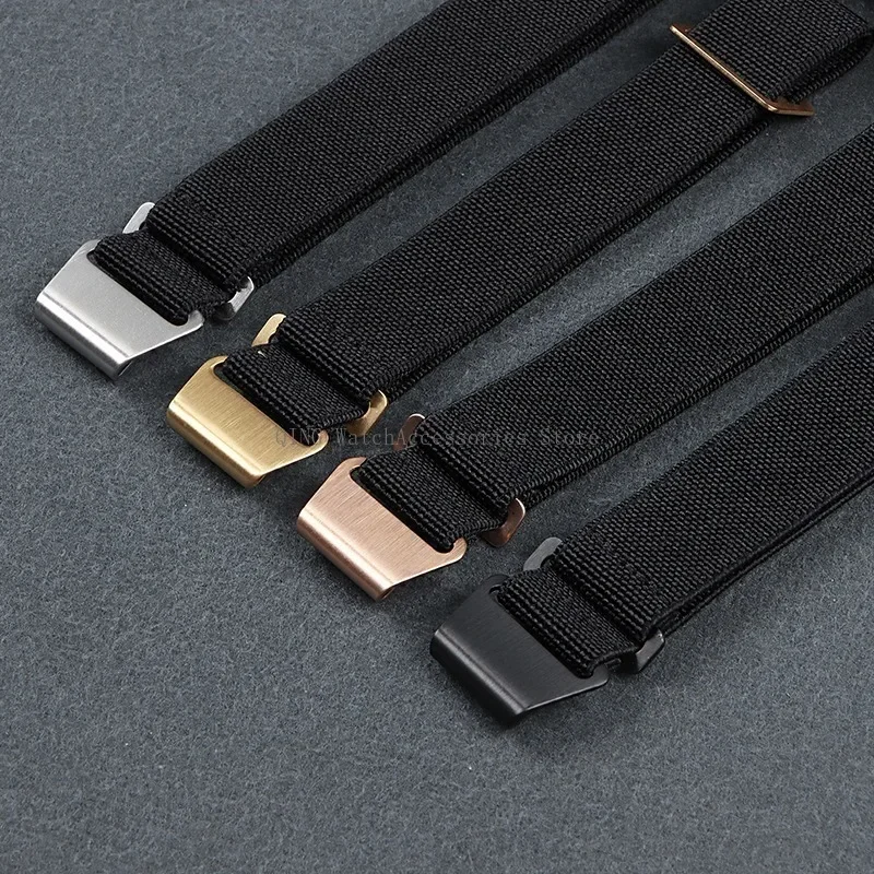 French Troops Parachute Bag Nylon Watch Band – Sport Elastic Strap Bracelet