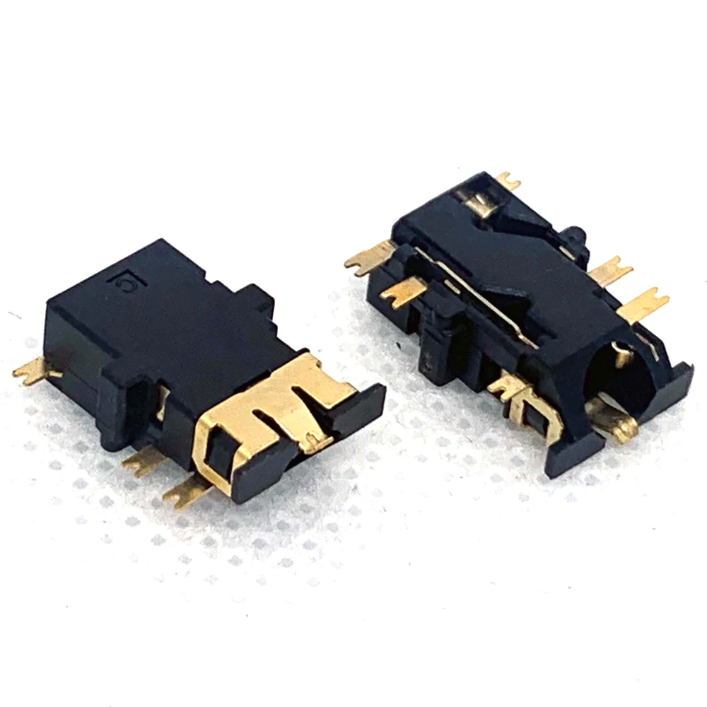 

10PCS Sink SMD 3.5mm Aperture Audio Jack PJ-342 Beveled Plate Bottom 1.0 Patch 6PIN Dual Channel Dual Switch Headphone Connector