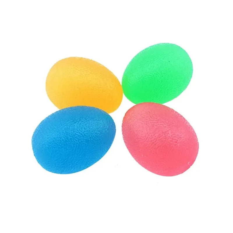 Silicone Hand Grip Ball Egg Hand Exerciser Men Women Gym Fitness Finger Heavy Strength Muscle Recovery Gripper Trainer