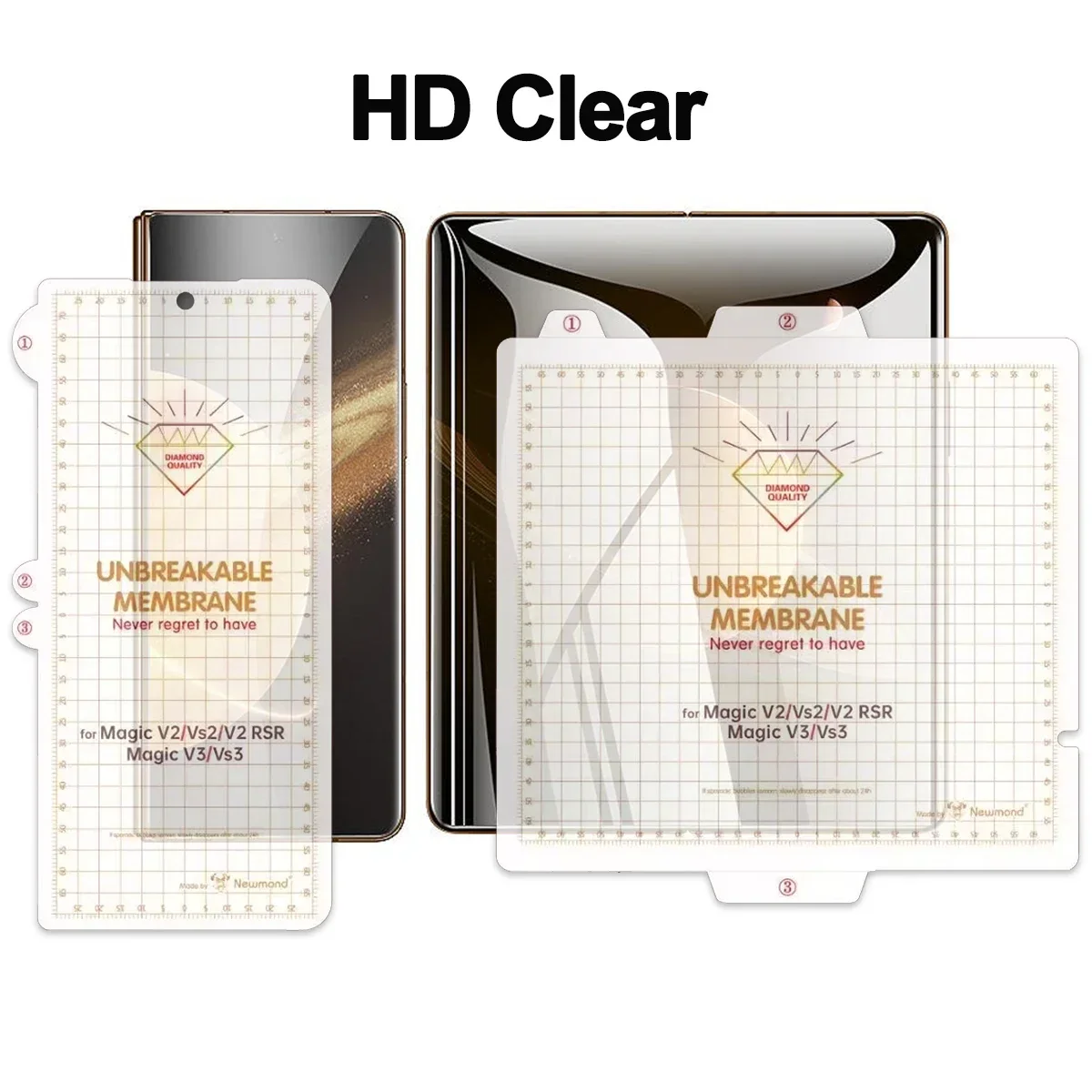Unbreakable Flexible Hydrogel Film Screen Protector - HD Clear & Matte Frosted Finish