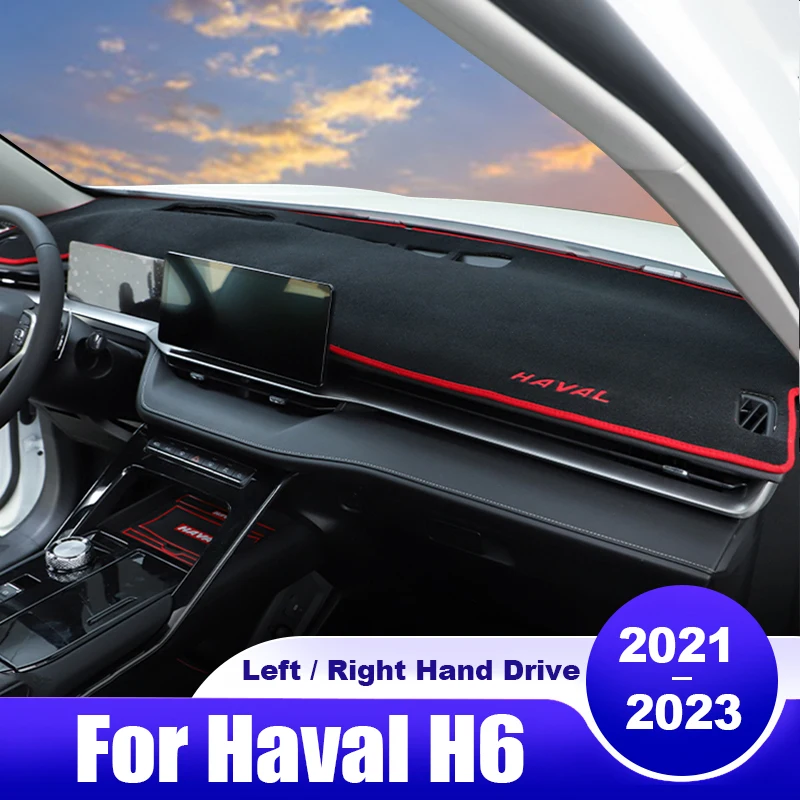 

For Haval H6 3rd Gen 2021 2022 2023 HEV PHEV Car Dashboard Cover Dash Mat Sun Shade Non-slip Pad Accessories