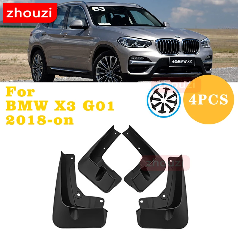 Oeスタイル成形 車 の泥 フラップ bmw X3 G01 2018 2019 mudflaps