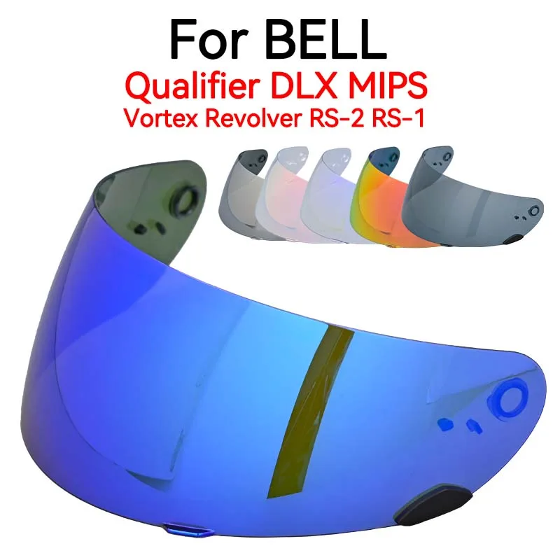 Visera para casco de motocicleta para BELL Qualifier DLX MIPS, protección contra el viento UV antiarañazos, visera para BELL Vortex Revolver RS-1 RS-2