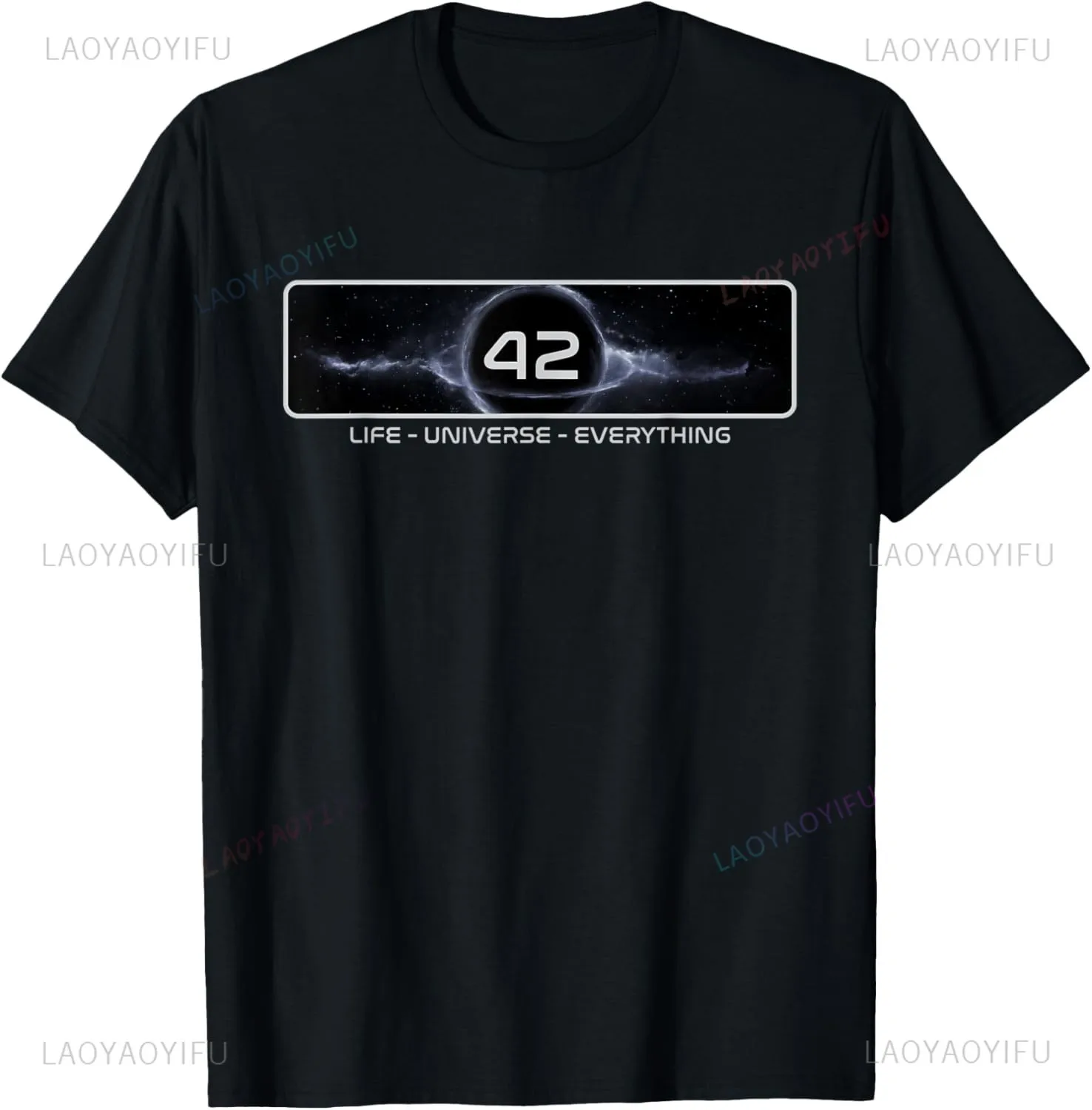 Life Universe Everything 42 공상 과학 소설 우주 연인 티셔츠 커플 웃긴 셔츠 streetwear 그래픽 t 셔츠 Ropa Hombre