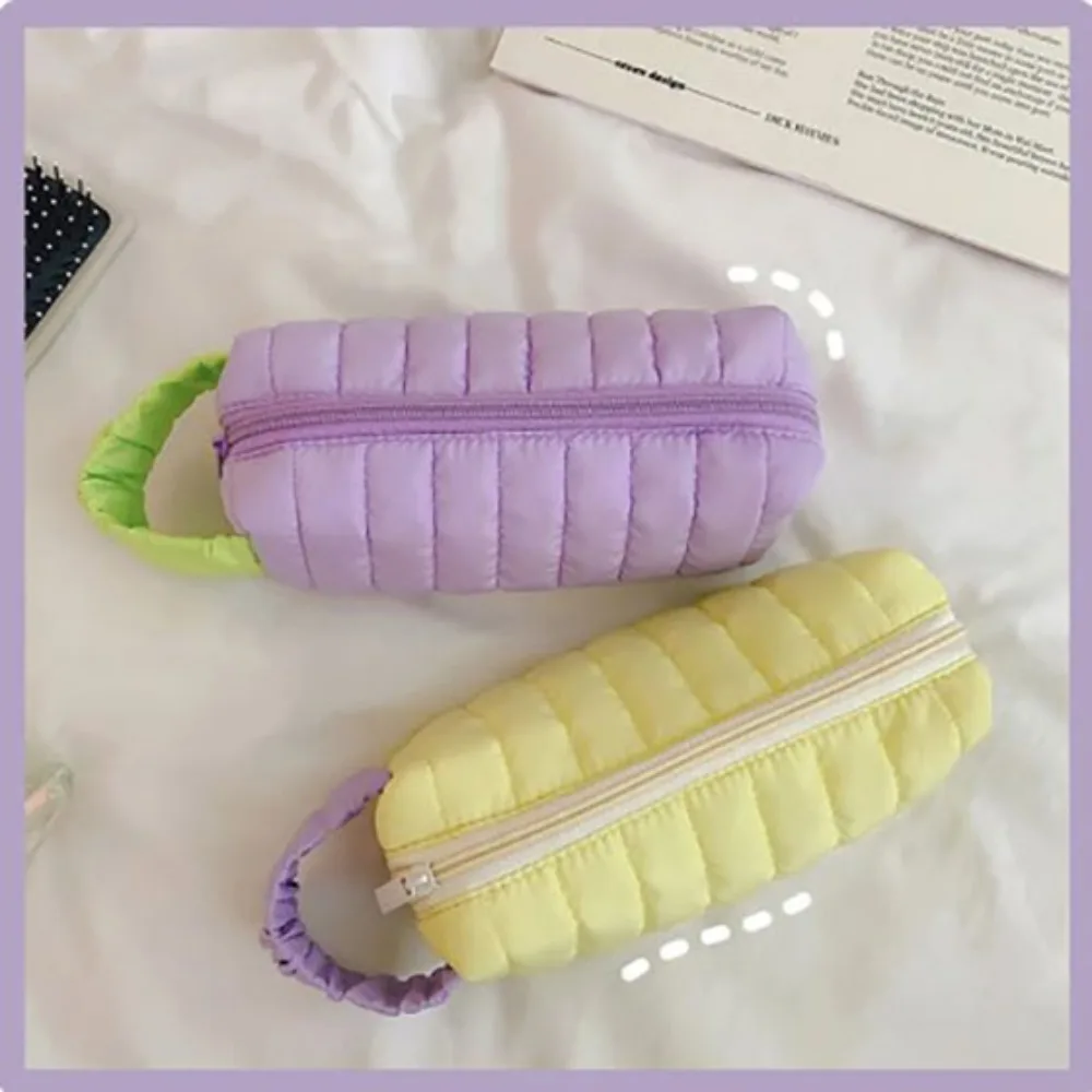 Soft Soft Pencil Case Durable Ins Wind Large Capacity Kawaii Stationary  Pencils Case Nylon Pencil Box - AliExpress