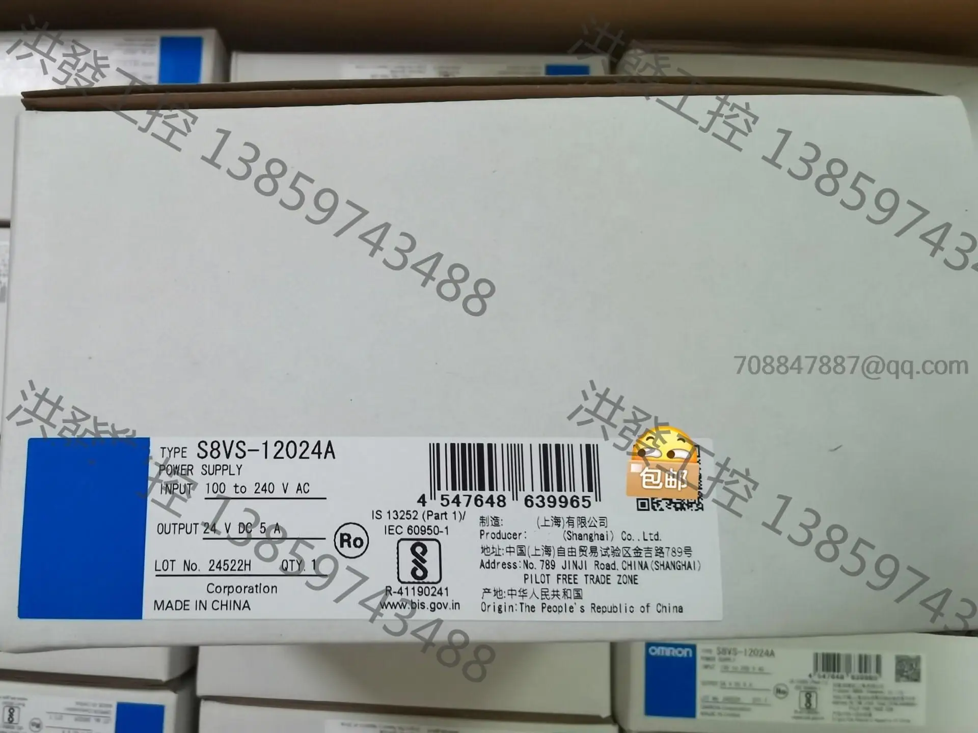 Nuovo Originale S8Vs-12024A 3 Fasi 40A, 960W