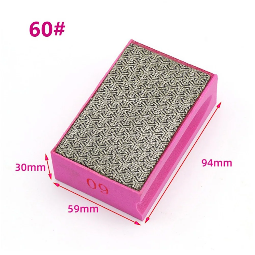 

1/4pcs Diamond Hand Polishing Pads 90*55mm Tile Glass Abrasive Grinding Block Pad Stone Marble Ceramic Abrasive Sanding Disc