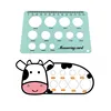 Breast Pump Nipple Silicone Ruler 12Size Nipple Diameter Breastpump Flange Circle Sizing Ruler Measuring Card Sizing Tool 1
