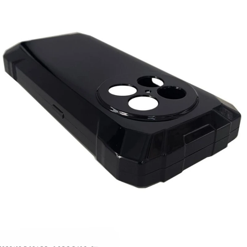 Transparent Black Soft TPU Protective Phone Case - Blackview Rock 2 Series