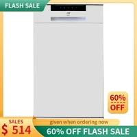 QWSPT SD-9263W 18″ Wide Portable Dishwasher with ENERGY STAR,6 Wash Programs,8 Place Settings and Stainless Steel Tub – White 1