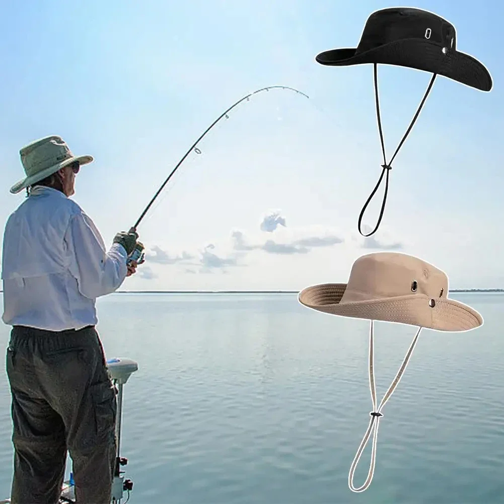 Sun Hats Fisherman Hat Sunscreen Hats Camping Hat Sun Hat Men's AND WOMEN'S Waterproof Camping Hats Outdoor Sports Fishing Hats UV Protection Breathable with Neck Flap