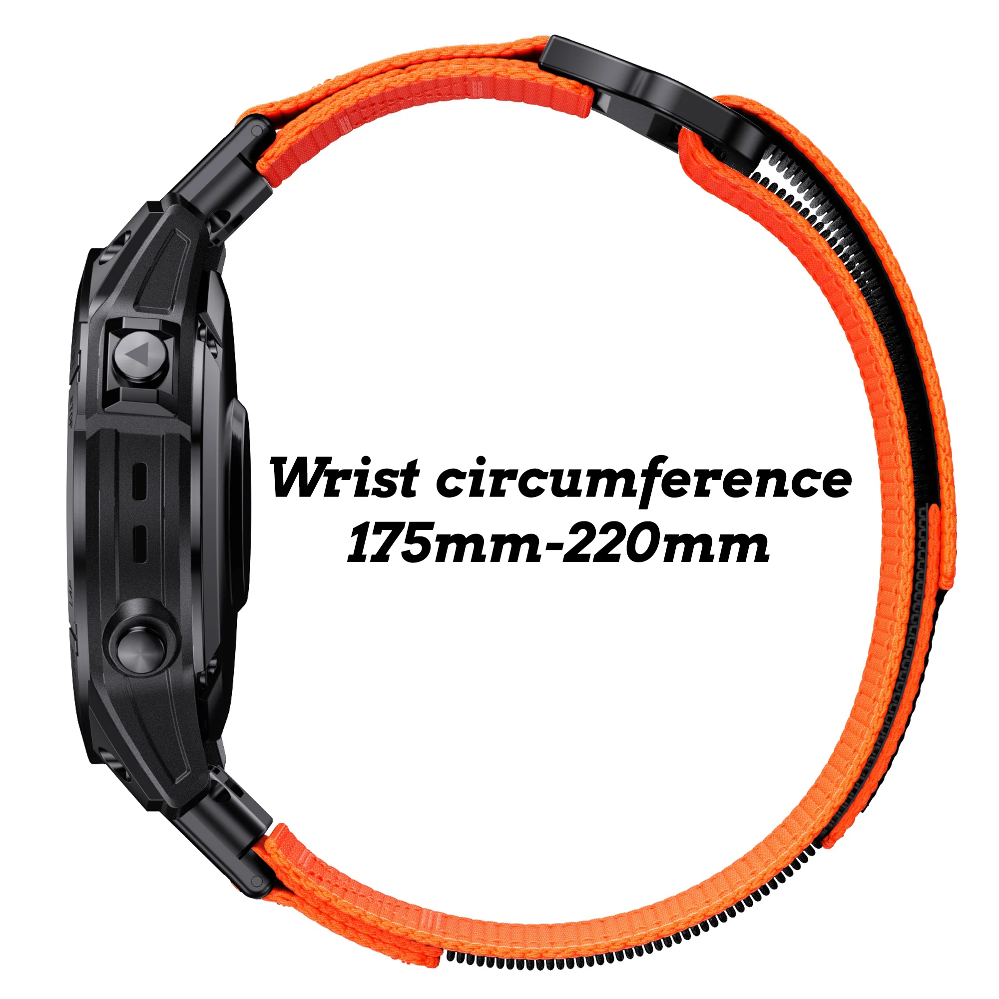Garmin Quick Fit Nylon Woven Watch Strap with Charger/Charging Cable