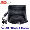 High Pressure Water Cleaning Hose Pipe Pressure Washer Hose 6 10 15 m for AR Michelin Black & Decker Makita MAC Allister Stanley 1